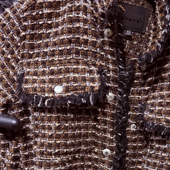 Blanc NYC Retrograde Tweed Shirt Jacket - Picture 6 of 7